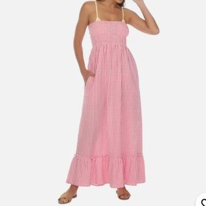 Raviya Pink Maxi Dress swim coverup.  NWT
